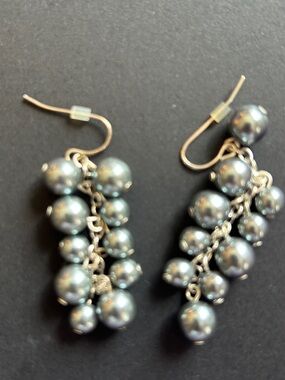 Premier Designs blue Cluster Dangle Earrings